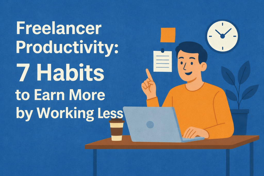 Freelancer Productivity: 7 Habits to Earn More by Working Less